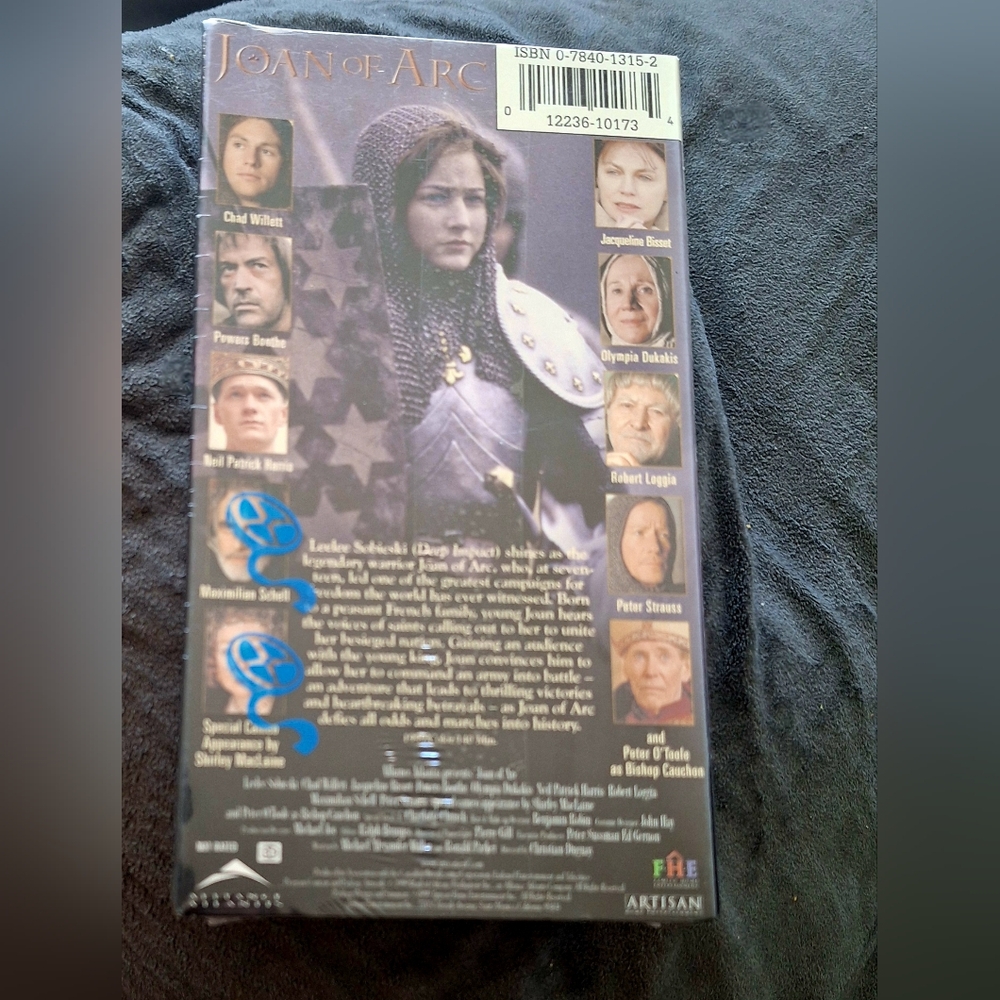 Joan of Arc VHS- sealed - Picture 2 of 2